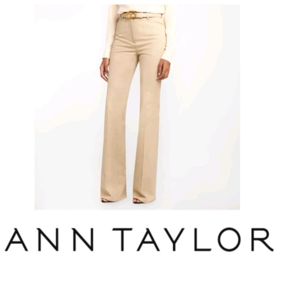 Ann Taylor classic khaki trousers dress pants - Picture 1 of 15